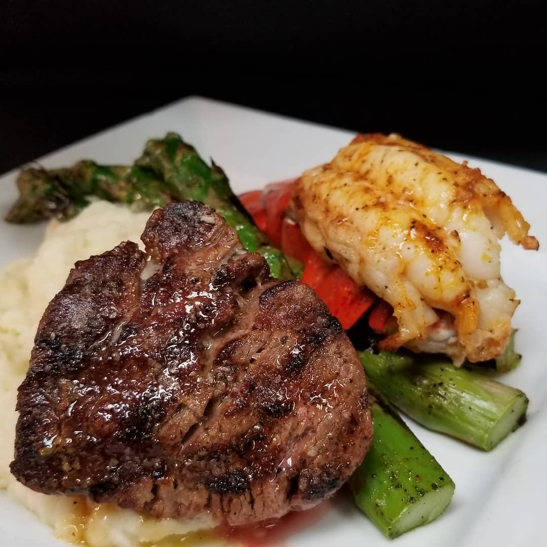 Surf, Turf and Dessert.